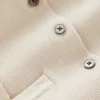Short Sleeve Knitted Jacket Ivory Short Sleeve Knitted Jacket Ivory