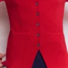 Short Sleeve Knitted Jacket Red Short Sleeve Knitted Jacket Red