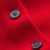 Short Sleeve Knitted Jacket Red Short Sleeve Knitted Jacket Red