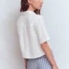 Short Sleeve Linen Shirt White Short Sleeve Linen Shirt White
