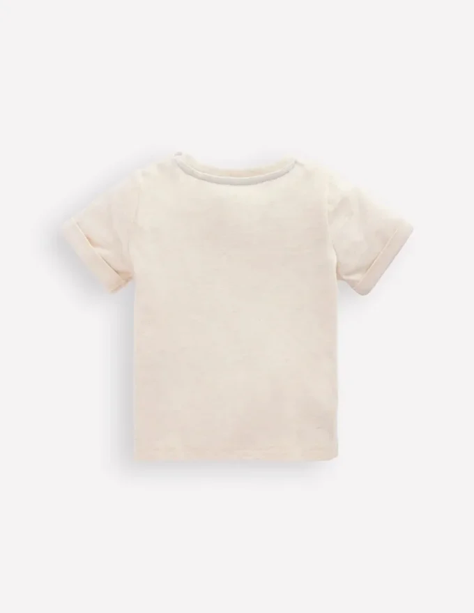 Short Sleeve Logo T-shirt Ecru Crab Short Sleeve Logo T-shirt Ecru Crab