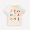 Short Sleeve Logo T-shirt Ivory Summer Logo Short Sleeve Logo T-shirt Ivory Summer Logo