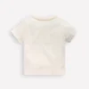 Short Sleeve Logo T-shirt Ivory Summer Logo Short Sleeve Logo T-shirt Ivory Summer Logo