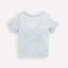 Short Sleeve Logo T-shirt Light Blue Ocean Motifs Short Sleeve Logo T-shirt Light Blue Ocean Motifs