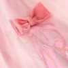 Short Sleeve Logo Tulle Dress French Pink Ballet Shoes Short Sleeve Logo Tulle Dress French Pink Ballet Shoes