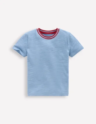 Short Sleeve Mid Weight Tee Glacier Blue