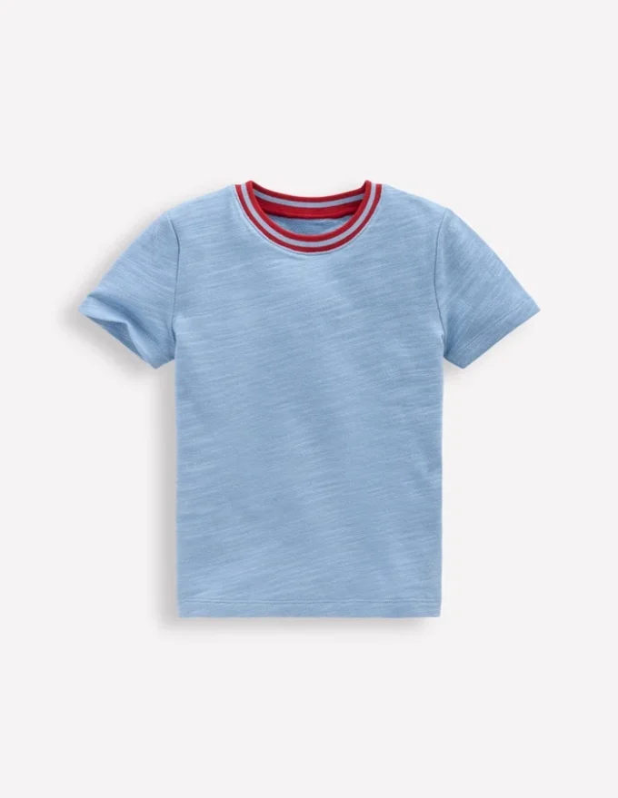 Short Sleeve Mid Weight Tee Glacier Blue Short Sleeve Mid Weight Tee Glacier Blue