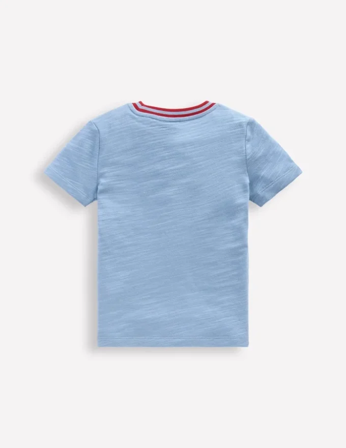 Short Sleeve Mid Weight Tee Glacier Blue Short Sleeve Mid Weight Tee Glacier Blue