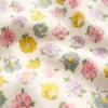 Short Sleeve Pointelle Top Ivory Spaced Rosa