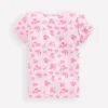 Short Sleeve Pointelle Top Lotus Daisy