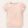 Short Sleeve Pointelle Top Provence Dusty Pink