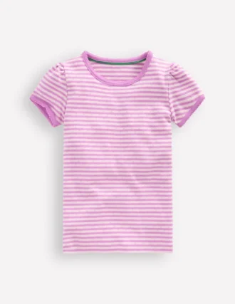 Short Sleeve Pointelle Top Sugared