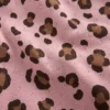 Short Sleeve Pointelle Top Vintage Pink Leopard