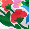 Short Sleeve Printed T-Shirt White Flowers