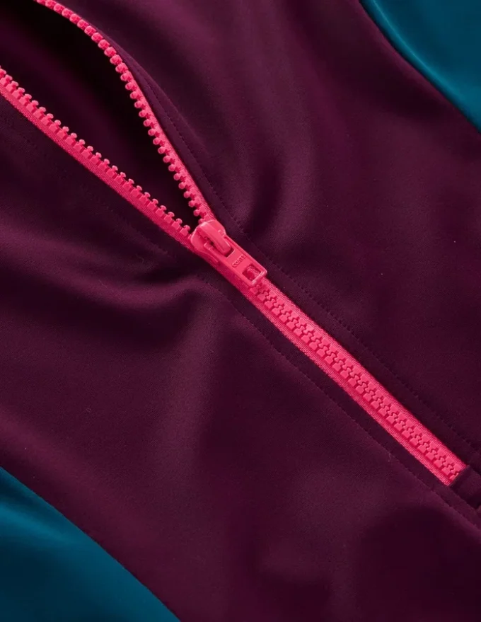 Short Sleeve Rash Guard Top Purple, Colour block Short Sleeve Rash Guard Top Purple, Colour block