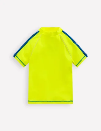 Short Sleeve Rash Vest Acid Yellow