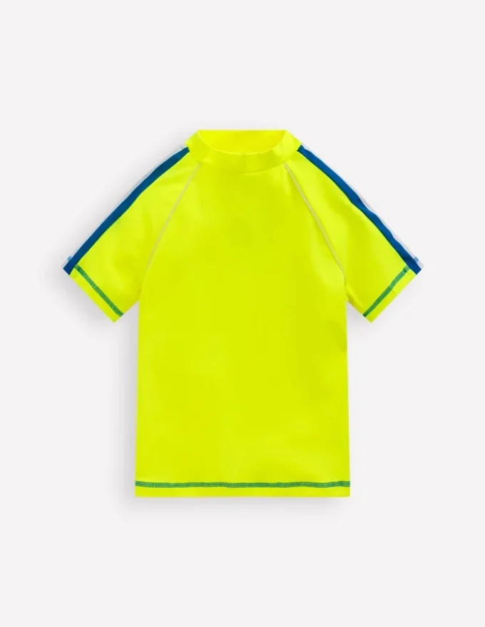 Short Sleeve Rash Vest Acid Yellow