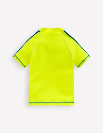 Short Sleeve Rash Vest Acid Yellow