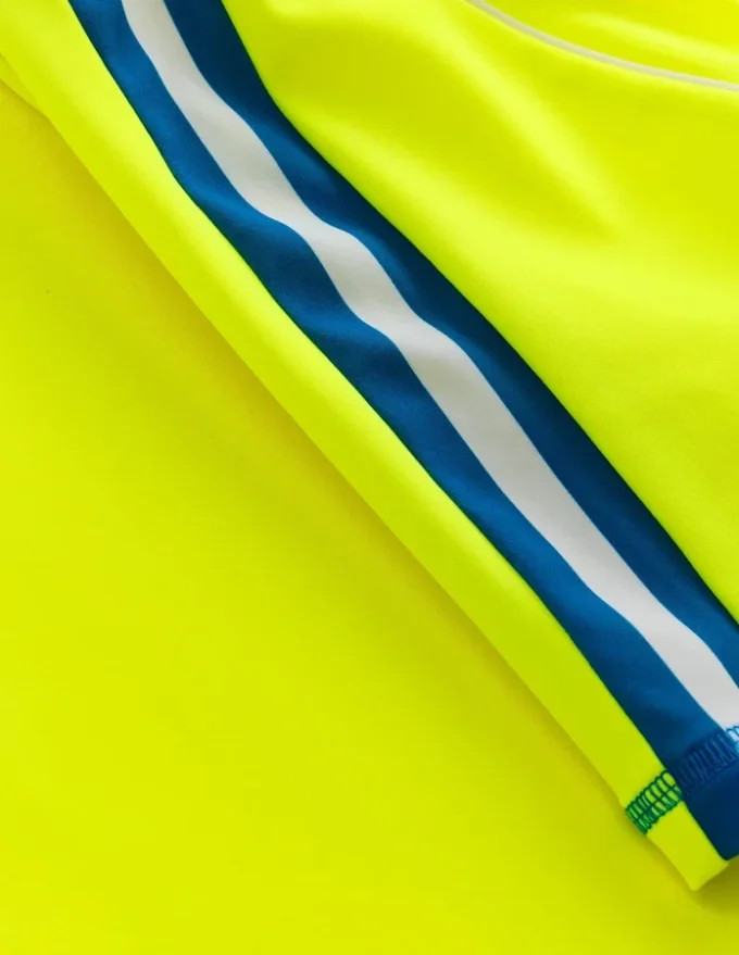 Short Sleeve Rash Vest Acid Yellow