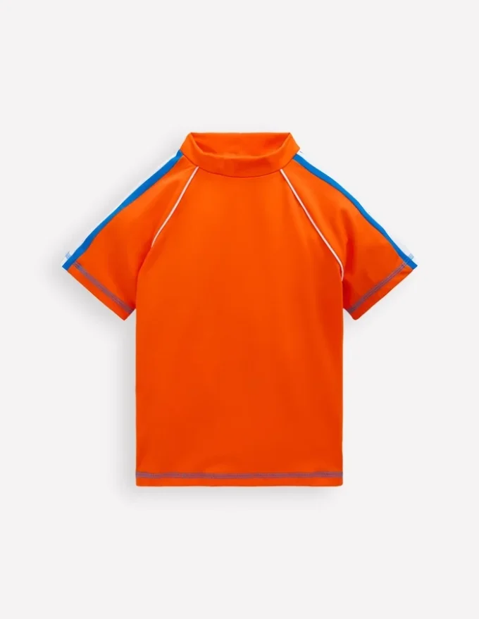 Short Sleeve Rash Vest Bright Orange Short Sleeve Rash Vest Bright Orange