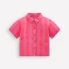 Short Sleeve Relaxed Shirt Formica Pink Stripe Short Sleeve Relaxed Shirt Formica Pink Stripe