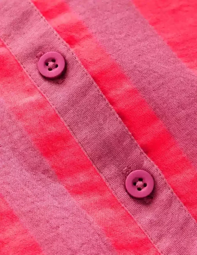 Short Sleeve Relaxed Shirt Formica Pink Stripe Short Sleeve Relaxed Shirt Formica Pink Stripe