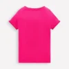 Short Sleeve Ribbed T-shirt Pink Peony Short Sleeve Ribbed T-shirt Pink Peony