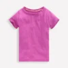 Short Sleeve Ribbed T-shirt Purple Short Sleeve Ribbed T-shirt Purple