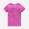 Short Sleeve Ribbed T-shirt Purple Short Sleeve Ribbed T-shirt Purple