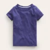 Short Sleeve Ribbed T-shirt Starboard Blue