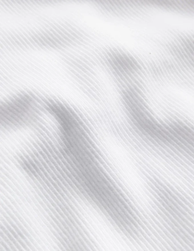 Short Sleeve Ribbed T-shirt White