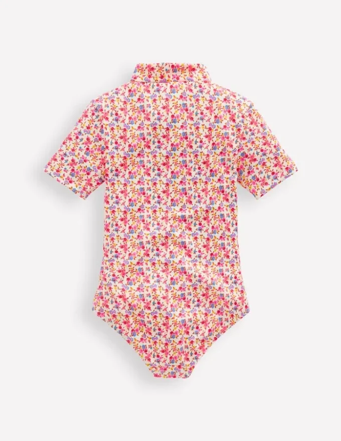 Short-sleeved Swimsuit Papyrus Ditsy Floral Short-sleeved Swimsuit Papyrus Ditsy Floral