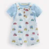 Short Woven Overalls Set Silver Lake Blue Camper Vans Short Woven Overalls Set Silver Lake Blue Camper Vans