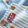 Short Woven Overalls Set Silver Lake Blue Camper Vans Short Woven Overalls Set Silver Lake Blue Camper Vans