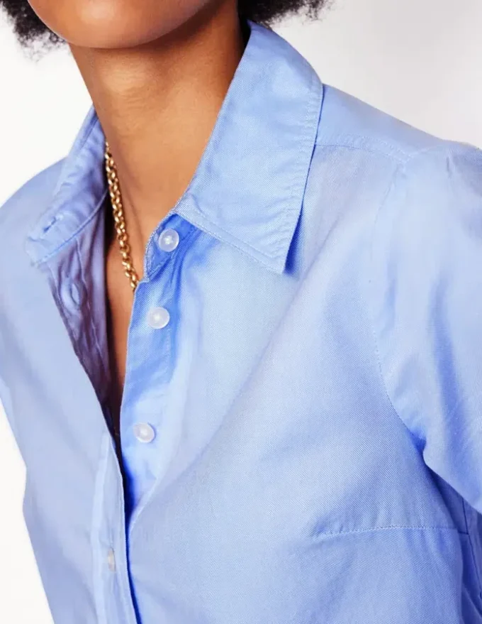 Sienna Cotton Shirt Blue Oxford Sienna Cotton Shirt Blue Oxford