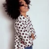 Sienna Cotton Shirt Deep Wisteria, Spots Sienna Cotton Shirt Deep Wisteria, Spots