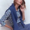 Sienna Cotton Shirt Denim Blue, Petal Terrace Sienna Cotton Shirt Denim Blue, Petal Terrace