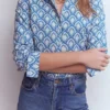 Sienna Cotton Shirt Denim Blue, Petal Terrace Sienna Cotton Shirt Denim Blue, Petal Terrace