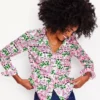 Sienna Cotton Shirt Ivory, Botanical Greenhouse Sienna Cotton Shirt Ivory, Botanical Greenhouse
