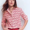 Sienna Cotton Shirt Ivory, Heart Link Sienna Cotton Shirt Ivory, Heart Link