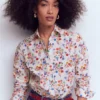 Sienna Cotton Shirt Multi, Blossom Clusters Sienna Cotton Shirt Multi, Blossom Clusters