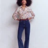 Sienna Cotton Shirt Multi, Blossom Clusters Sienna Cotton Shirt Multi, Blossom Clusters
