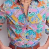 Sienna Cotton Shirt Multi, Enchanted Dreamscape