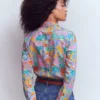 Sienna Cotton Shirt Multi, Enchanted Dreamscape