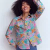 Sienna Cotton Shirt Multi, Enchanted Dreamscape