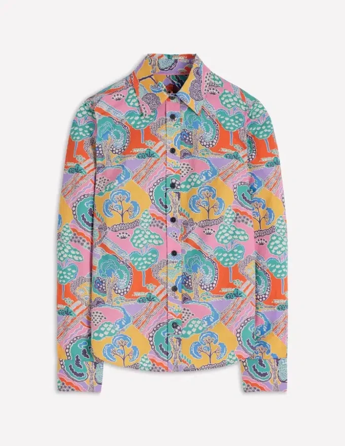 Sienna Cotton Shirt Multi, Enchanted Dreamscape