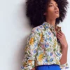 Sienna Cotton Shirt Multi, Tropical Safari Sienna Cotton Shirt Multi, Tropical Safari