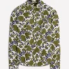 Sienna Cotton Shirt Olive, Shadow Blossom Sienna Cotton Shirt Olive, Shadow Blossom