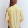 Sienna Cotton Shirt Yellow Fine Stripe Sienna Cotton Shirt Yellow Fine Stripe