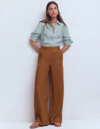 Sienna Linen Shirt Chambray